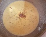 A picture of step 2 of Bajri Rabdi Kunafa.