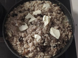 Risotto de setas deshidratadas