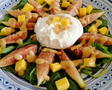 Foto del paso 8 de la receta: Ensalada de brevas y espinacas con vinagreta de mango