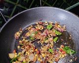 A picture of step 3 of Brinjal, Curd Curry.