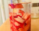 A picture of step 2 of Strawberry infused Vodka.