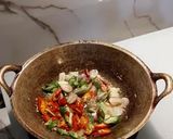 Foto langkah ke 4 dari resep Tumis Bunga Pepaya Teri (tidak pahit).