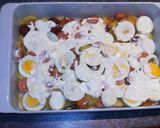 Rakott burgonya Crème Fraîche-sel recept fázis 4 fotója