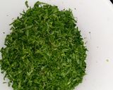A picture of step 1 of Spinach#4 weeks challenge.