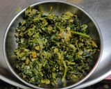 A picture of step 5 of Fenugreek leafy vegetable.