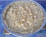 A picture of step 6 of Quiche Lorraine.