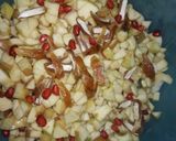 A picture of step 3 of Mix seasonal fruits chat.