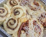 Foto langkah ke 7 dari resep Mix Rolls(Cinnamon Roll dan Pizza Roll).