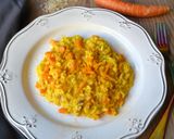 Foto del passaggio 3 della ricetta Risotto carote curcuma e arancia