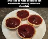 Foto del paso 12 de la receta Tartaletas de masa quebrada con mermelada casera y crema de chocolate
