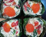 Foto langkah ke 4 dari resep Pepes Tahu Telur Asin.