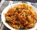 A picture of step 9 of Chinese Bhel.