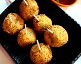 A picture of step 6 of Cheesy kurkure lollipops.