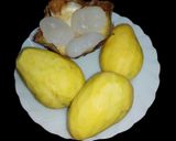 Foto langkah ke 2 dari resep Jus Mangga Topping Buah Lontar.