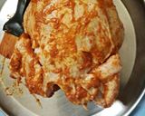 A picture of step 4 of Masala roast whole Chicken.