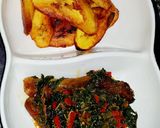 A picture of step 1 of Fried Plantain.