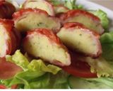 Fűszeres krumplipürével töltött bacon recept fázis 5 fotója