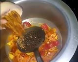 A picture of step 6 of Chatpati Bhindi.