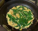 Chinese chives omelet recipe step 4 photo