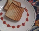A picture of step 4 of Masala Aloo Grilled Toast.
