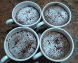 A picture of step 6 of Parle biscuit mug cake (1:30 min in microwave).