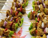 A picture of step 4 of Beef kebab.
