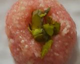 A picture of step 2 of Jam stuffed coconut chocolate.