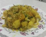 عکس مرحله 5 از دستور خوراک میگو و کلم و پیاز
