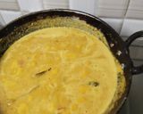 A picture of step 7 of Appam with Egg kurma.