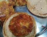A picture of step 5 of Tikki Burger.