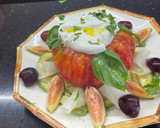 Foto del paso 1 de la receta: Tomate relleno de burrata 🤪