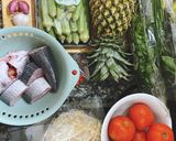Hình bước làm 1 của món Canh chua cá lóc