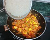 A picture of step 8 of Paneer bhurji masala maggi 😋❤️.