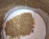 A picture of step 3 of Coconut Milk Thandai.