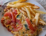 Foto del paso 4 de la receta: Desayuno delicioso! Huevos revueltos con tomate 🍅🍳