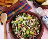 A picture of step 6 of Pear Salsa.