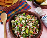 A picture of step 6 of Pear Salsa.