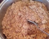 A picture of step 3 of Peanut sauce and matoke.
