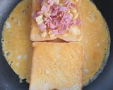 รูปขั้นตอนการทำที่ 5 ของ French Toast Pocket Ham Cheese