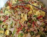 A picture of step 3 of Chicken Vegetable Egg Fried Rice.