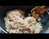 A picture of step 6 of Veg pulao.