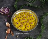 عکس مرحله 2 از دستور حلوای کاسه شیرازی با تخم‌مرغ
