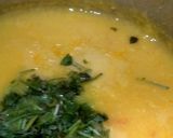 A picture of step 4 of Moong daal.