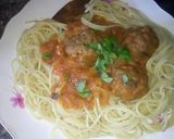 Foto del paso 3 de la receta: Spaguettis con albóndigas🍝❤
