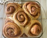 A picture of step 12 of Nuna’s Fluffy Cinnamon Rolls with Homemade Cream Cheese Frosting.