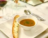 A picture of step 10 of Lobster bisque.