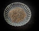 A picture of step 1 of Weightloss Chia Seed water/ Detox Morning Drink.