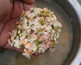 A picture of step 1 of Dahi Vada.