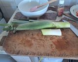 Foto del paso 1 de la receta: Tarta cremosa de puerro y zanahoria, brócoli🥦🫑🥕