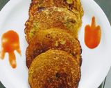 A picture of step 5 of Mix veggies Chilla.